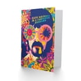 thumbnail image 2 of Happy Birthday Card to a Fantastic Husband Hippy Flower Power Hippie 1960's Psychedelic Trippy, 2 of 3