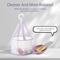 thumbnail image 4 of Kmbangi Foldable Makeup Brush Cleaning Pad Scrubber, Silicone Cosmetic Brush Cleaner Bowl Folding Brushes Drying Rack Net, 4 of 4
