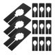 thumbnail image 2 of Practical Clothes Dividers Plastic Hangers Dividers Organizing Clothes Home Organization Black 30Pcs, 2 of 5