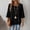 Black plus size fall tops a1, variant on Women Plus Size Fall Round Neck 3/4 Sleeve Button Down Casual Solid Boho Pullover Tops for Women Cute Trendy Comfy Loose Fit Tunic Blouses Winter Business Work Clothes, Army Green M