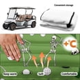 thumbnail image 5 of Bulopur Skull Golf Cart Seat Covers for 2-Person Seats Soft Golf Cart Towel Seat Covers Compatible with EZGO, Yamaha, Club Car, 5 of 8