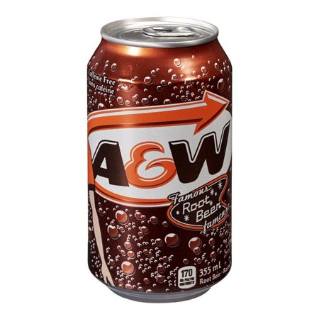 A&W Root Beer Soft Drink, A&W Can | 355ML/Unit, 12 Units/Case | Walmart ...