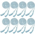 thumbnail image 1 of Guardurnaity Paquete de 8 cordones largos de graduación en azul claro y blanco para cordones de honor de graduación 2025. Disfraces de disfraces A, 1 of 6