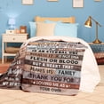 thumbnail image 4 of Yibo Bonus Dad Gifts Blanket Flannel Soft and Comfortable Anti-static Bed Sofa Blanket, 4 of 7