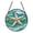 E006- F, variant on Stained Glass Suncatcher, 2D Acrylic Cat Stained Glass Window Hanging, Wildlife Decor Wall Hanging Accent, 8 Inch Diameter Decorative Hanging Ornament, Calico Cat Reading Book