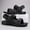Black, variant on Men's Open Toe Sandals, Non-Slip Comfortable Beach Shoes, Summer