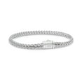 thumbnail image 1 of DEVATA Sterling Silver 925 with Dragon Bone Tulang Naga 5mm Polished Finish Oval Chain Bracelet DBK5835A (SIZE M/7.5"), 1 of 7