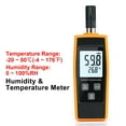 thumbnail image 2 of yeacher Hygromètre Numérique Portable Haute Précision avec Rétroéclairage LCD, Couverture de Protection et Fonction de Maintien Min/Max pour Usage Intérieur/extérieur (Jaune + Noir, RZ852), 2 of 6