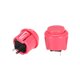 thumbnail image 3 of Interruptor de botón pulsador momentáneo redondo de 23 mm para juegos de arcade, color rosa, 6 piezas, 3 of 5