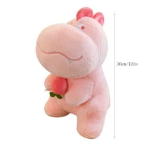 Penkiiy Cute Dinosaur Plush Toys, Fat Dinosaur Stuffed Animals Dolls, Soft Plush Dino Plushie, Birthday Gifts for Kids Girls Boys