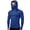 Blue, variant on Dianli Casual Unisex Summer Solid-Color Long Sleeve Hooded Sun-Protection Top with Face Mask and Side Zipper Sunscreen Jacket Lightweight Breathable UV Protection Outdoor Travel