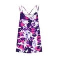 thumbnail image 3 of Uootdi Women's Tank Tops Spaghetti Strap Sleeveless Floral Print V Neck Tops Summer Soft Loose Casual Tanks Gift, 3 of 5