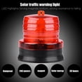 thumbnail image 3 of Luz de advertencia LED de emergencia para coche, lámpara estroboscópica Solar intermitente de 2V, color rojo, 3 of 11