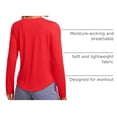 thumbnail image 4 of Remera CRZ YOGA liviana de manga larga con cuello alto XL, 4 of 7