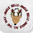 thumbnail image 4 of Inktastic Jingle Bells Boys or Girls Baby Bib, 4 of 4