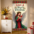 thumbnail image 3 of Festive Greenery Blessed Christmas Banner Colorful Design Holiday Decor for Parties Family Gatherings Celebrations, 3 of 9