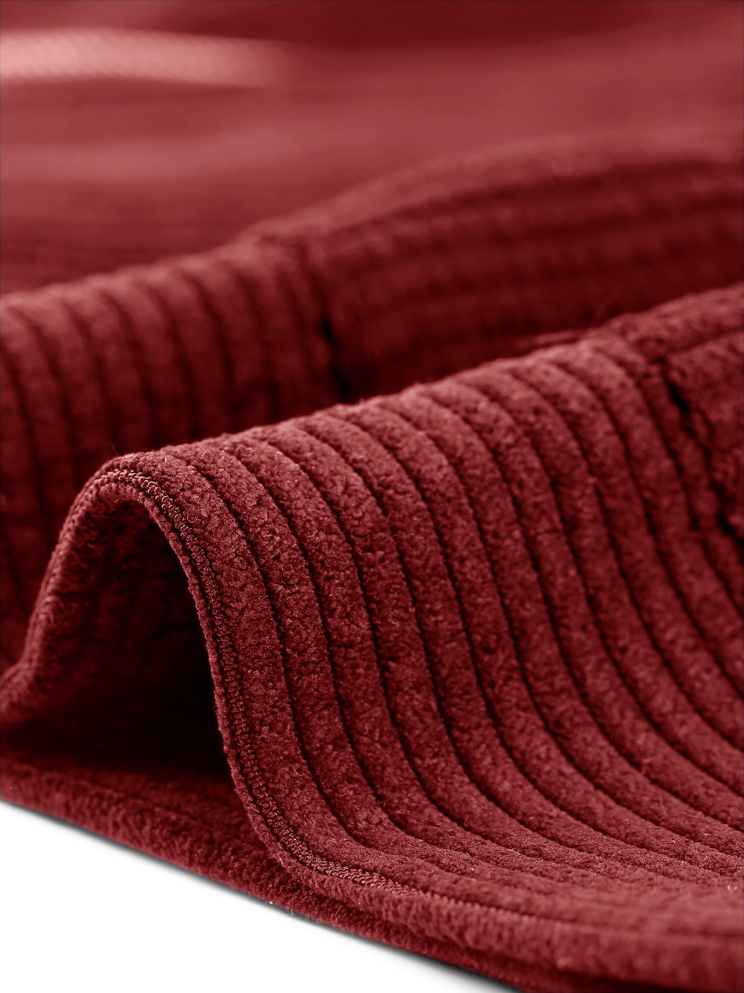 DARING DIVA Women's Plus Size Sleeveless Zipper Side Pocket Corduroy Vests 2X Burgundy