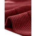thumbnail image 5 of Agnes Orinda Women's Plus Size Sleeveless Zipper Side Pocket Casual Corduroy Vest Jackets 1X Burgundy, 5 of 6