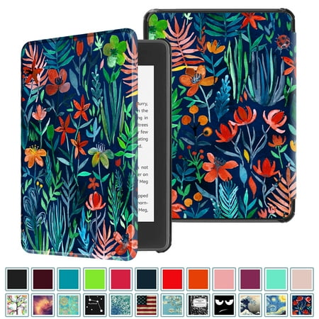 Fintie Slimshell Case for All-new Kindle Paperwhite 10th Generation 2018 Release, Jungle (Best Accessories For Kindle Paperwhite)