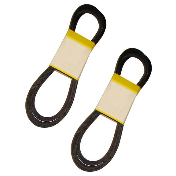 RAParts (2) Belts Fits John Deere M126536 LT133 LT150 LT155 LT160 LT166 LT180 -1/2"x114"