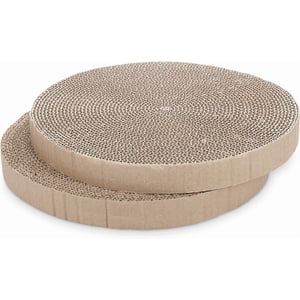 JOPOY Reversible Cardboard Cat Scratching Pad Pair
