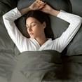 thumbnail image 3 of ViscoLogic Series Egyptian Comfort - Silky Smooth Lightweight Bedsheet Set - Brushed Micro - Deep Pocket - Grey (Twin), 3 of 7
