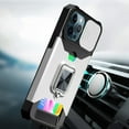 thumbnail image 3 of For Apple iPhone 11 Multi-Use Card Magnetic Ring Stand Camera Protection Case, 3 of 5