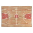 thumbnail image 1 of Sussex Home Low Pile Kids Rug for Playroom - Ultra-Thin Non-Slip Kids Area Rug - Washable Cotton Educational Rug for Kids Room - 39.5 x 59 Inches Basketball Rug for Kids, 1 of 8