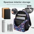 thumbnail image 3 of Jeiento 4 Piece Kids Backpack And Lunch Box Set for Elementary Boys Cartoon Space Print 17 Inch School Bag with Padded Straps, Includes Pencil Case & Bookmark, 3 of 7