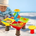 thumbnail image 4 of Lubelski 1 Set Beach Sand Table Eye-catching Fine Workmanship Plastic Various Playing Method Sand Toy for Outdoor, 4 of 8