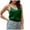 Green, variant on Youmylove Summer Tops For Women Silk Satin Tank Tops 2025 V Neck Adjustable Spaghetti Strap Sleeveless Camisole Summer Basic Blouse Comfy Basic Shirts
