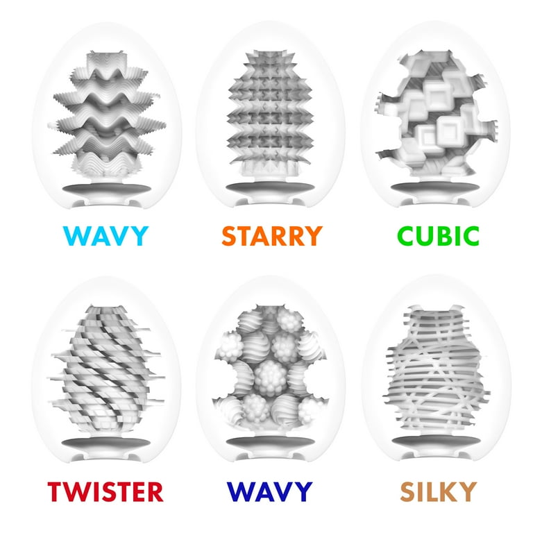 TENGA Egg Variety Pack-Standard Elastomer Masturbator for Him or Couples,  6-Count Set - Walmart.com