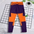 thumbnail image 4 of Multi-Pocket Cargo Pants for men with Side Pockets and Relaxed Fit, Durable Cargo Pants for Hiking Camping Fishing Outdoor Work Yard Tasks Weekend Adventures Orange M, 4 of 5
