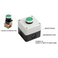 thumbnail image 3 of ATO Push Button Switch Station Box, 1 NO, ABS One Push Button Control Momentary Switch, 3 of 3