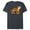 Navy Heather, variant on Disney Aladdin Live Action Rajah Tiger T-Shirt- Short Sleeve Blended T-Shirt for Adults - Customized-Dark Heather