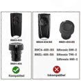 thumbnail image 3 of 2 Pack Universal 433MHz Garage Door Remote Control Replacement for Gate Opener Transmitter with RSC2 RSE2 RSZ1 Compatibility, 3 of 5