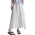 thumbnail image 3 of Ropa de mujer Pantalones Yamamoto de primavera para mujer Pantalones casuales de verano de color sólido fino para mujer Pantalones de pierna ancha, 3 of 5