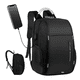 thumbnail image 2 of "Mochila Escolar Antirrobo De Gran Capacidad Con Cargador Usb 30l Belug, Negra ", 2 of 5