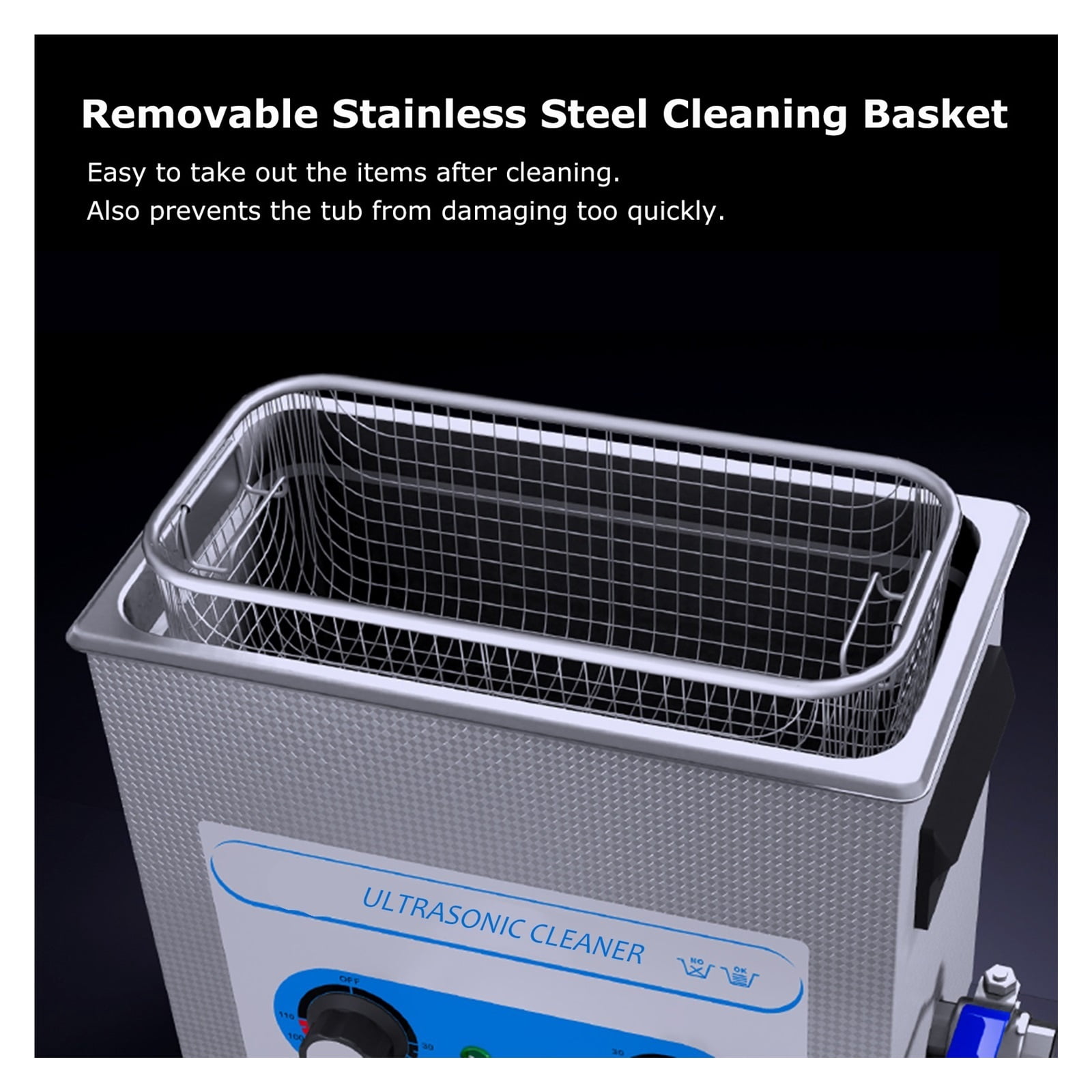 2L Ultrasonic Cleaner Ultrasonic Cleaning Machine Heated Ultra Cleaner Machine for Carburetor Engine
