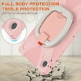 thumbnail image 5 of For Samsung Galaxy Tab A8 10.5 inch SM-X200/SM-X205 Case, 360 Rotatable Handle Stand, Shoulder Strap, Drop-Proof Design, Cherry Pink, 5 of 7