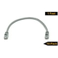 thumbnail image 6 of iMBAPrice 1 feet Long Cat5e Network Ethernet Patch Cable, 0.5-inch Height 10 Pack, Gray, 6 of 8