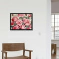 thumbnail image 4 of COMIO Valentine's Day Bike Rose Flower Pink Floral Heart Love You More Porch Canvas Prints Wall Art 16x12in, 4 of 4