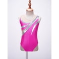 thumbnail image 2 of iiniim Kids Girls Gymnastics Leotard Ballet Dance wear Skating Unitard Bodysuit Activewear Hot Pink 10, 2 of 7