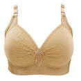 thumbnail image 5 of TAGOLD Summer Plus Size Bra for Womens,Womens Bra,Womens's Lace Flower Gathered Together Large Size Daily Bra Underwear No Rims, 5 of 5