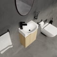 thumbnail image 2 of 16 "Bathroom Vanity Sink Combo for Small Space, Modern Small Bathroom Vanity with Ceramic Sink, Small Bathroom Sink Cabinet Set ,Oak, 2 of 9