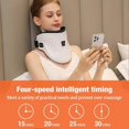 thumbnail image 4 of White Neck Massager Smart Electric Hot Compress Neck Traction Device Neck Curve Restorer Stretcher For Muscle Relieve Vertebra, 4 of 5