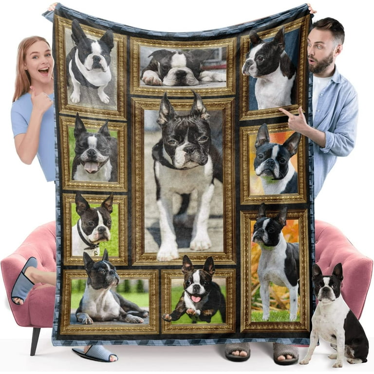 Boston terrier blanket clearance walmart
