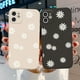 thumbnail image 2 of Funda de teléfono con diseño de margaritas para iPhone 13, funda para iPhone 11, 12, 14, 15 Pro Max, 12, 13 Mini, XR, X, XS, 6, 7, 8 Plus, SE, carcasa trasera de silicona suave, 2 of 5
