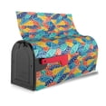 thumbnail image 3 of Yiaed Colorful Fish 1 Print Mailbox Covers, Magnetic Mailbox Cover, Mail Box Covers for Garden Outdoor Decor Box Covers-25.5x21 in, 3 of 8