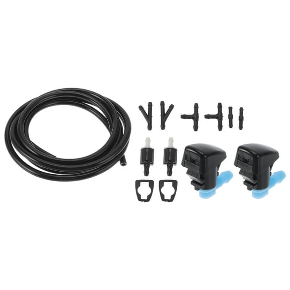 Unique Bargains Windshield Washer Nozzle Kit for Ford Transit 2015-2022 No.8532126020 with Gaskets T Hose Connector,Straight Hose Connector,Y Hose Connector